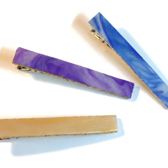 Sheer Color Trio Alligator Clips - Picture 2 of 6